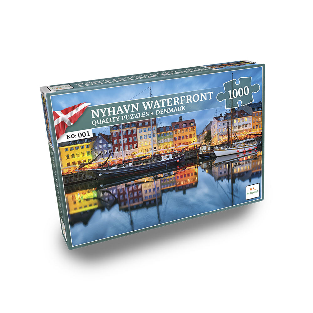 Nordic Quality Puzzles DA:001: Nyhavn Waterfront (1000 brikker)