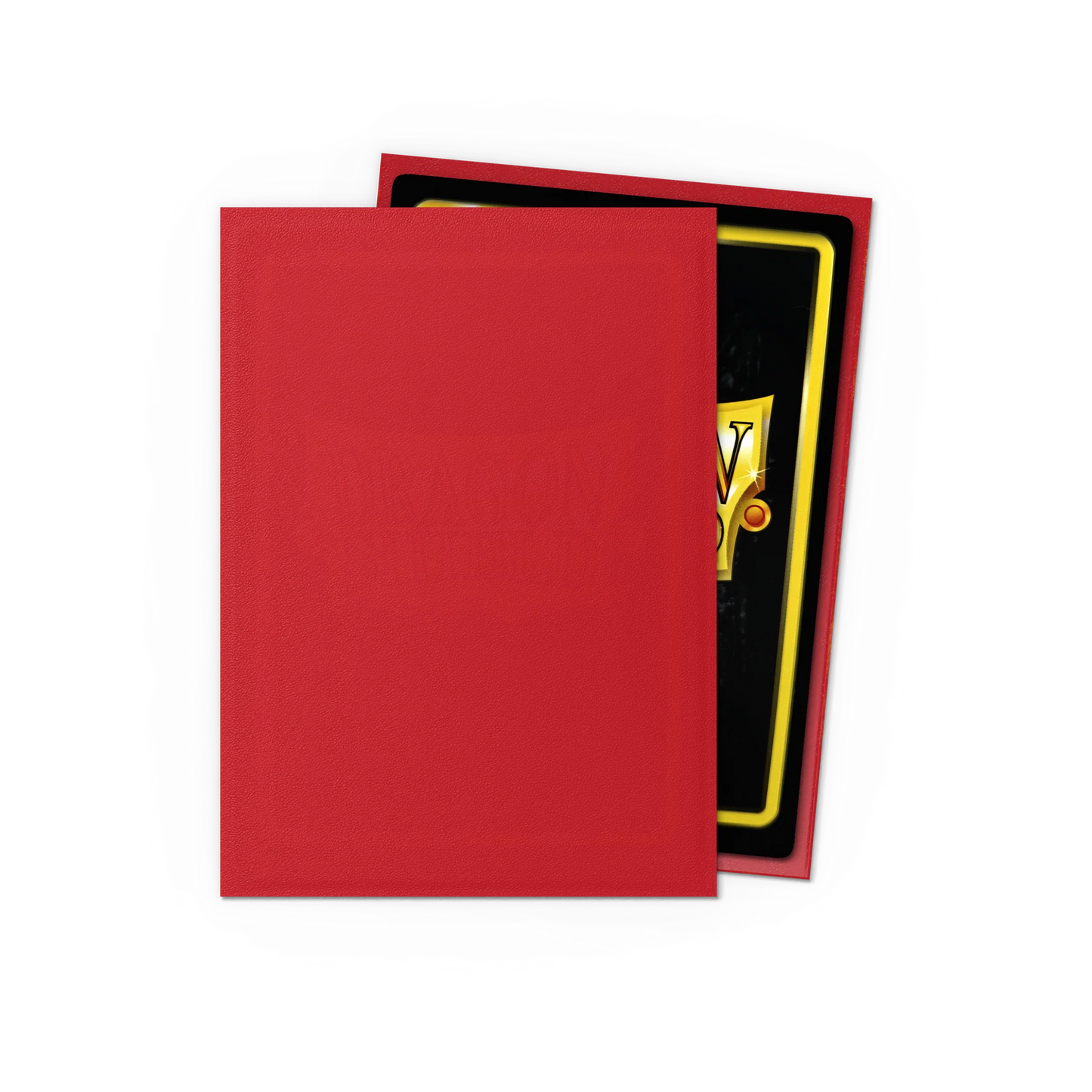 Dragon Shield Matte Sleeves Ruby - 100 stk (63x88 mm)