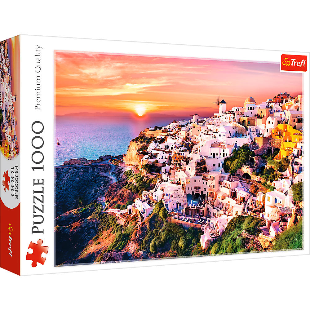 Sunset over Santorini (1000 brikker)