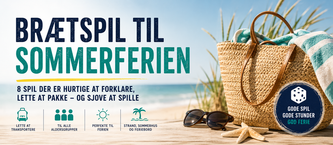 Brætspil til sommerferien — 8 spil der passer i kufferten