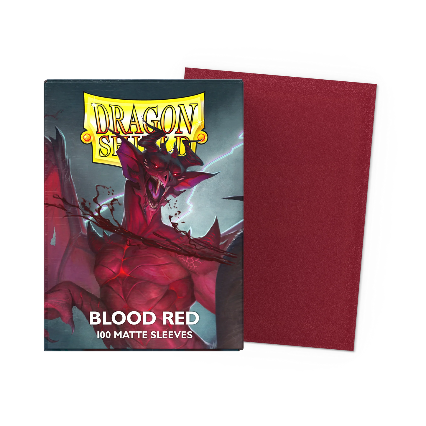 Dragon Shield Matte Sleeves Blood Red - 100 stk (63x88 mm)