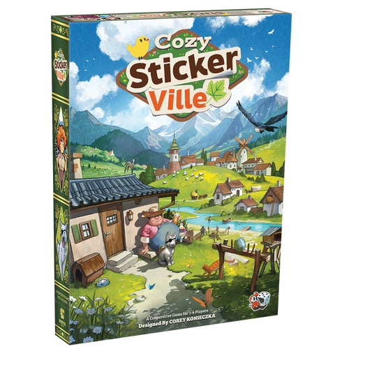 Cozy Stickerville – æske forside