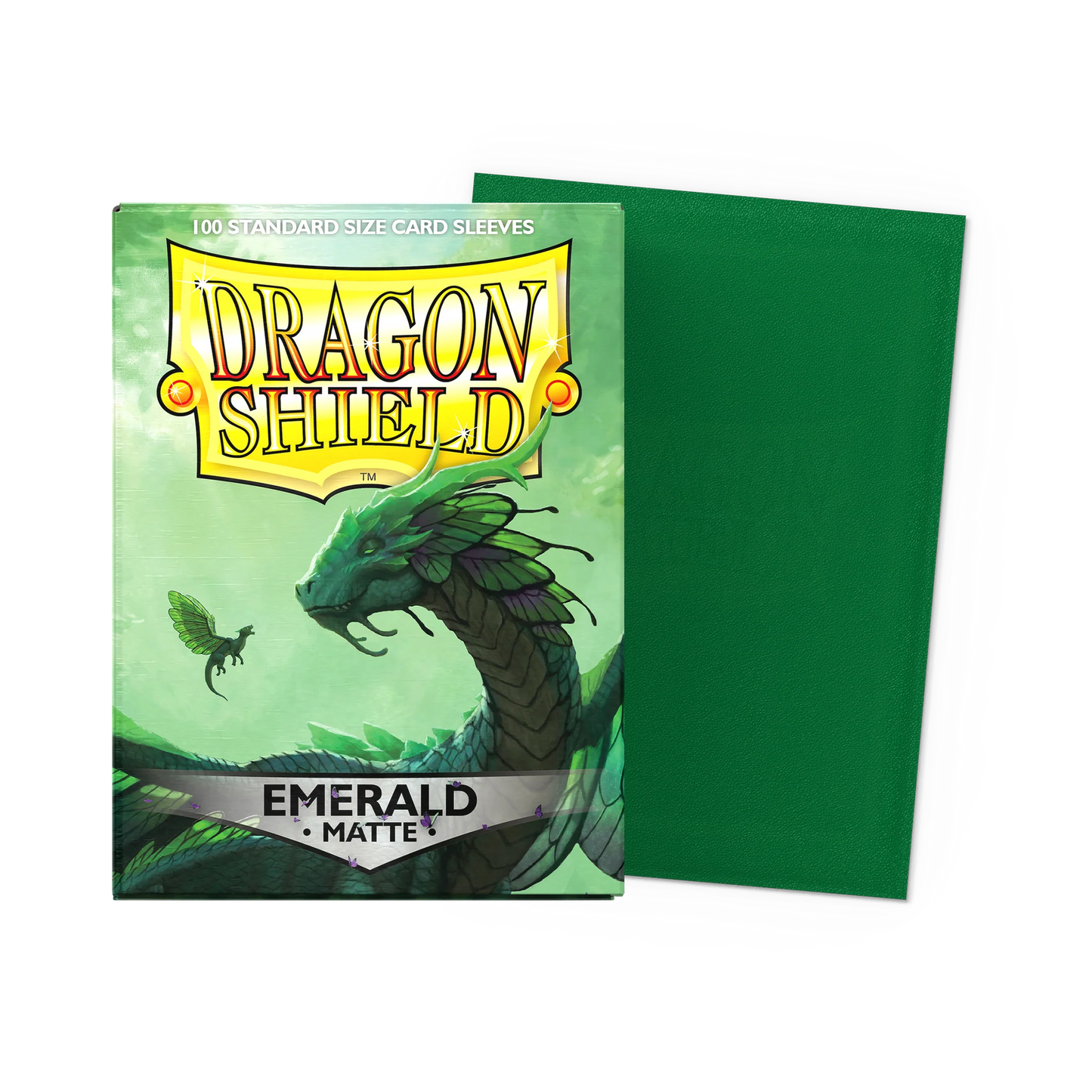 Dragon Shield Matte Sleeves Emerald - 100 stk (63x88 mm)