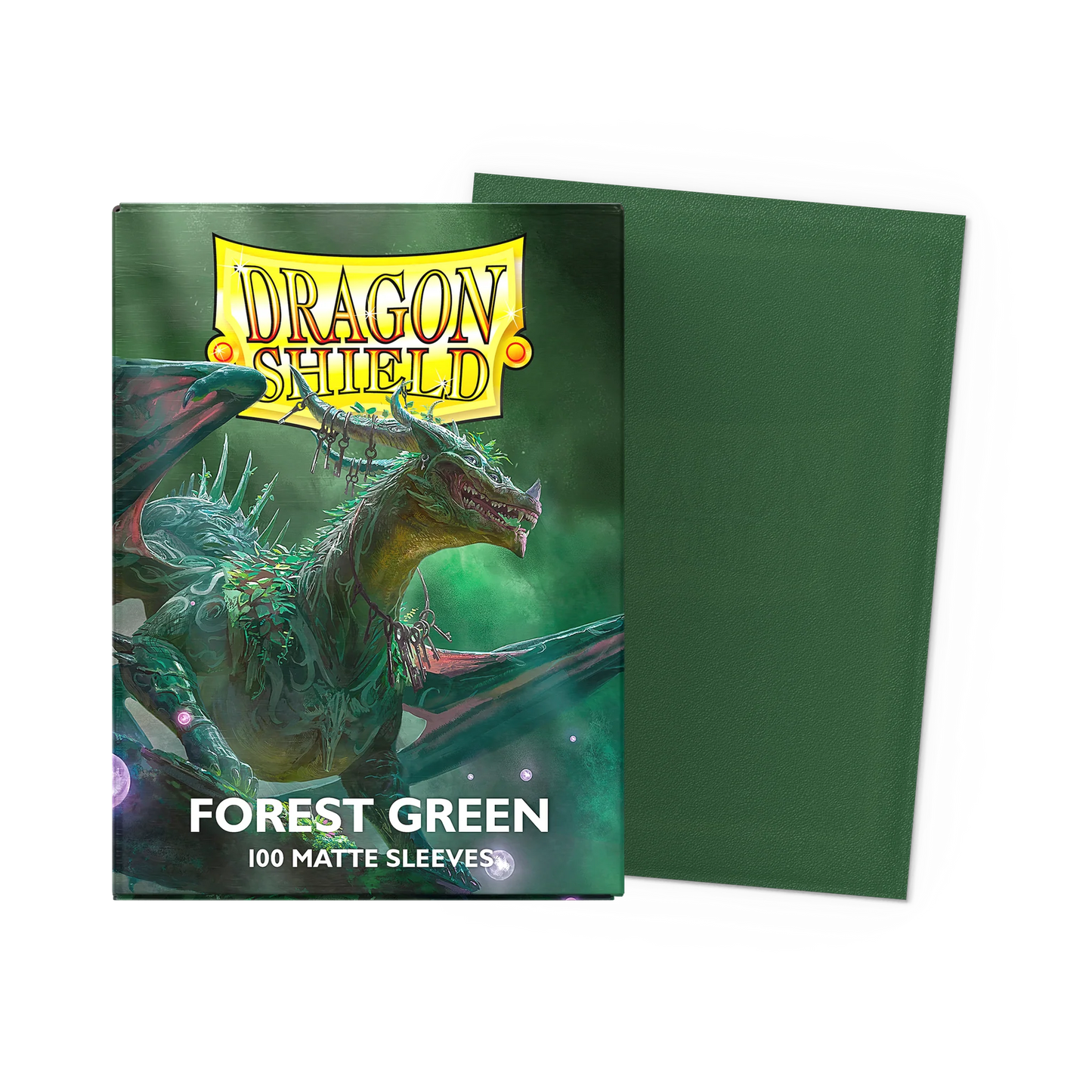 Dragon Shield Matte Sleeves Forest Green - 100 stk (63x88 mm)