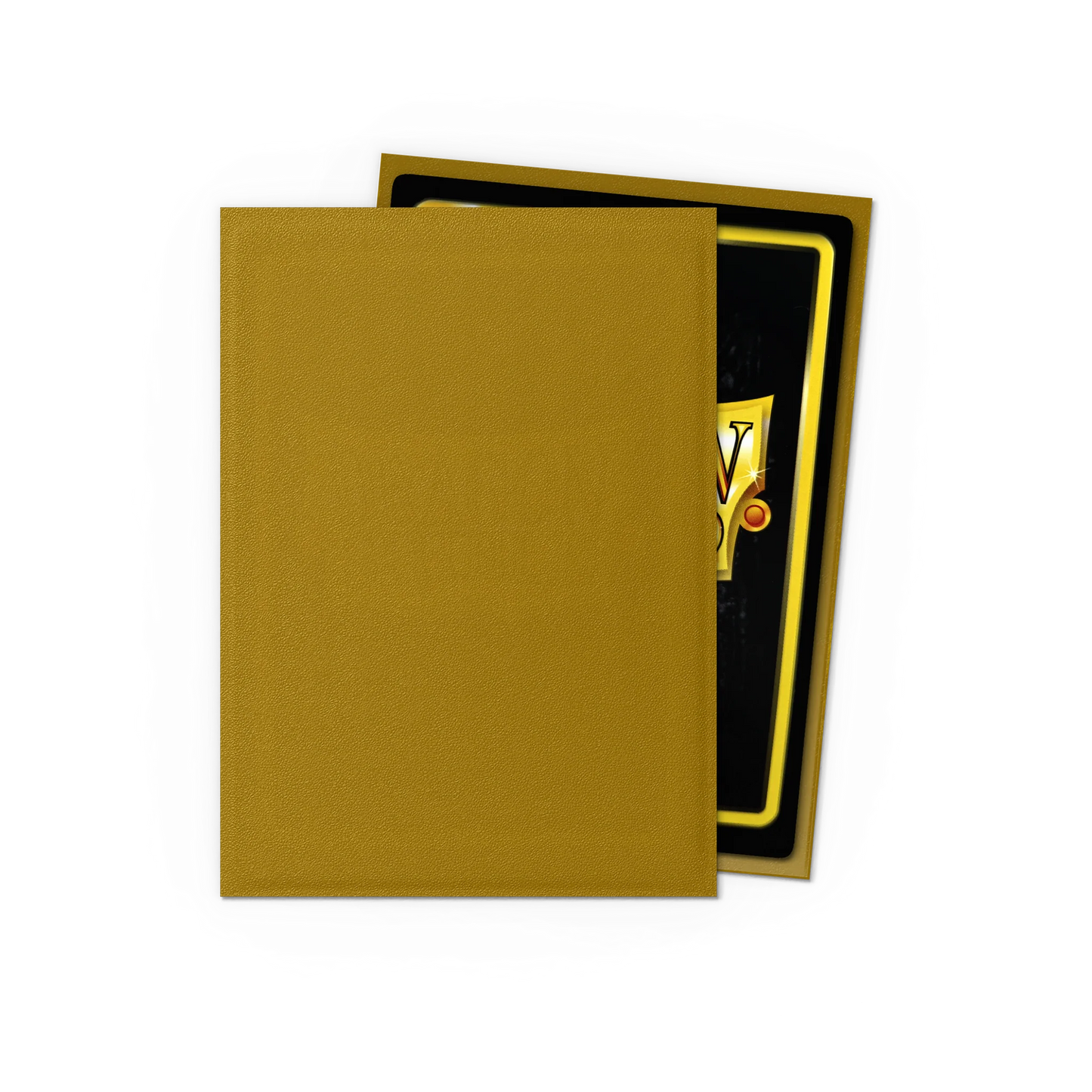 Dragon Shield Matte Sleeves Gold - 100 stk (63x88 mm)