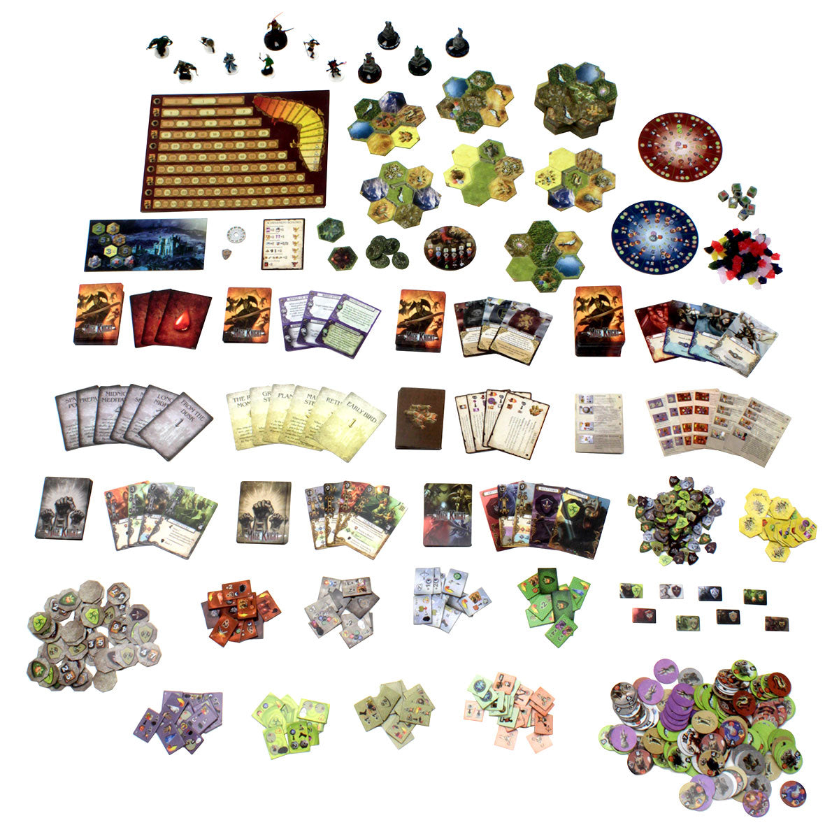 Mage Knight Ultimate Edition – komponenter