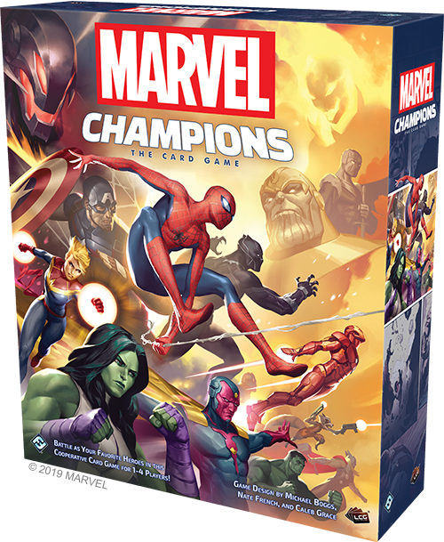 Marvel Champions The Card Game – æske forside