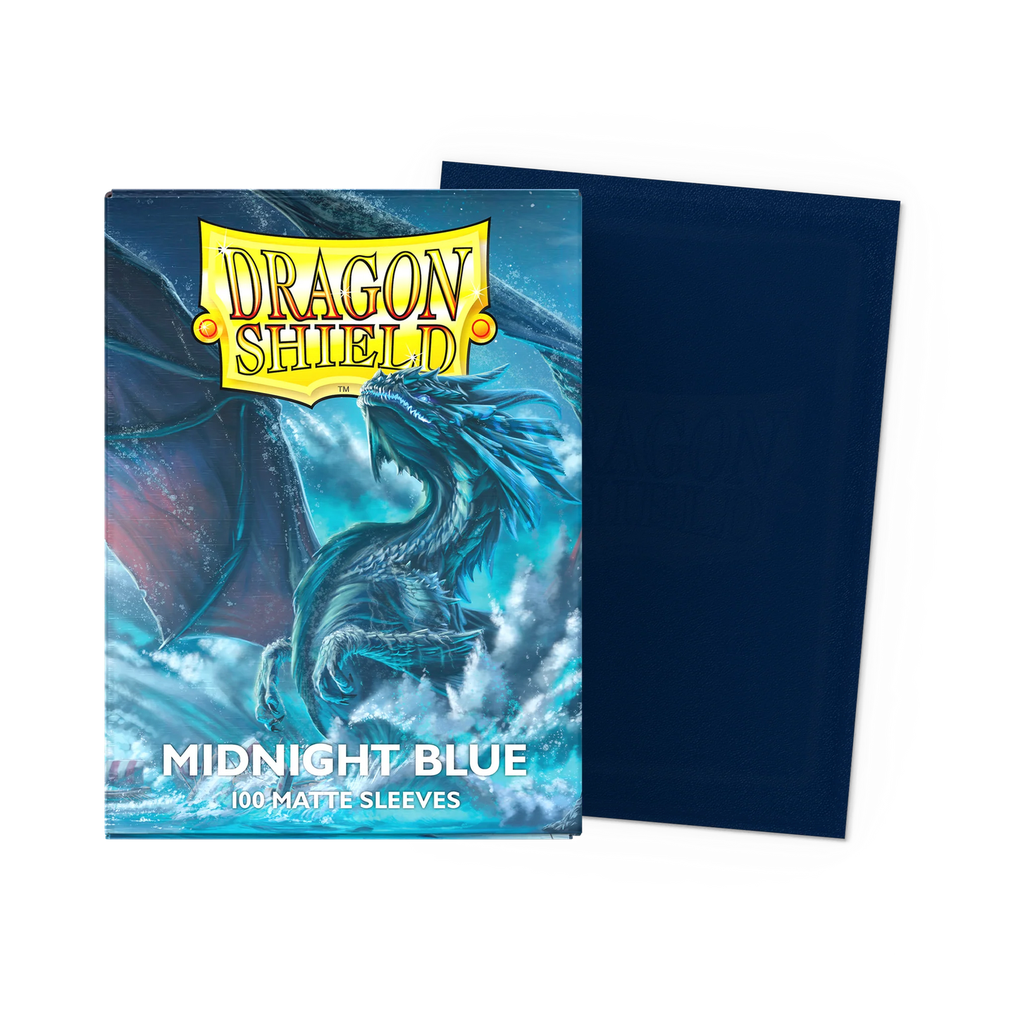 Dragon Shield Matte Sleeves Midnight Blue - 100 stk (63x88 mm)