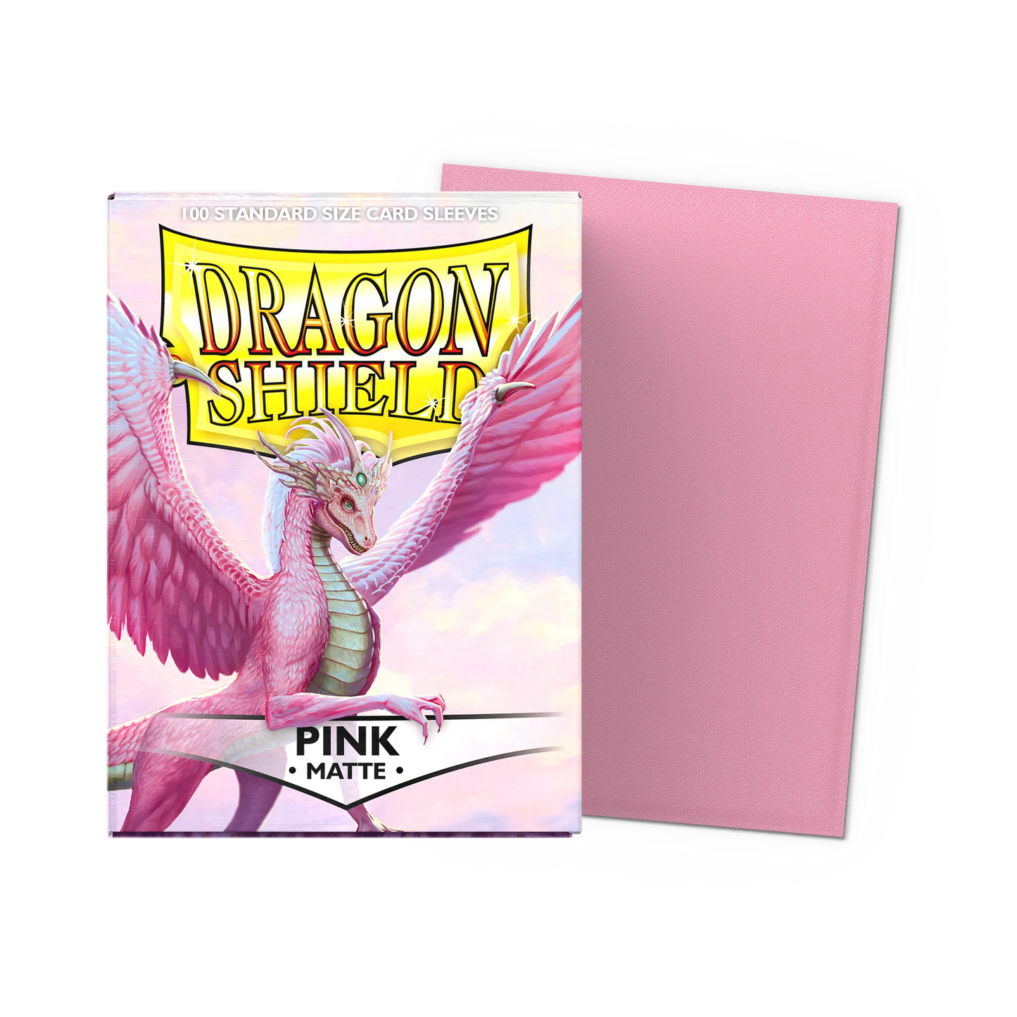 Dragon Shield Matte Sleeves Pink - 100 stk (63x88 mm)