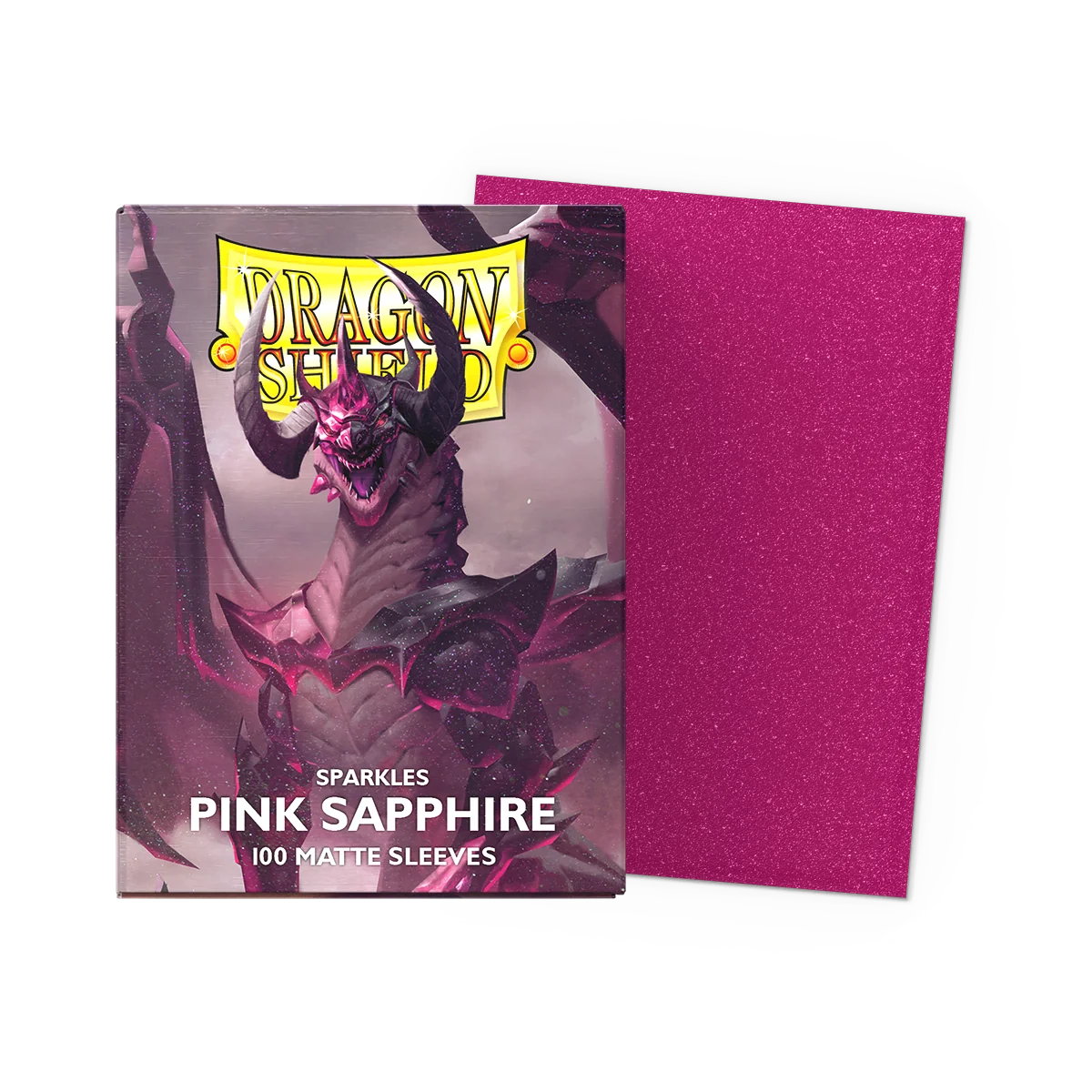 Dragon Shield Matte Sleeves Pink Sapphire - 100 stk (63x88 mm)