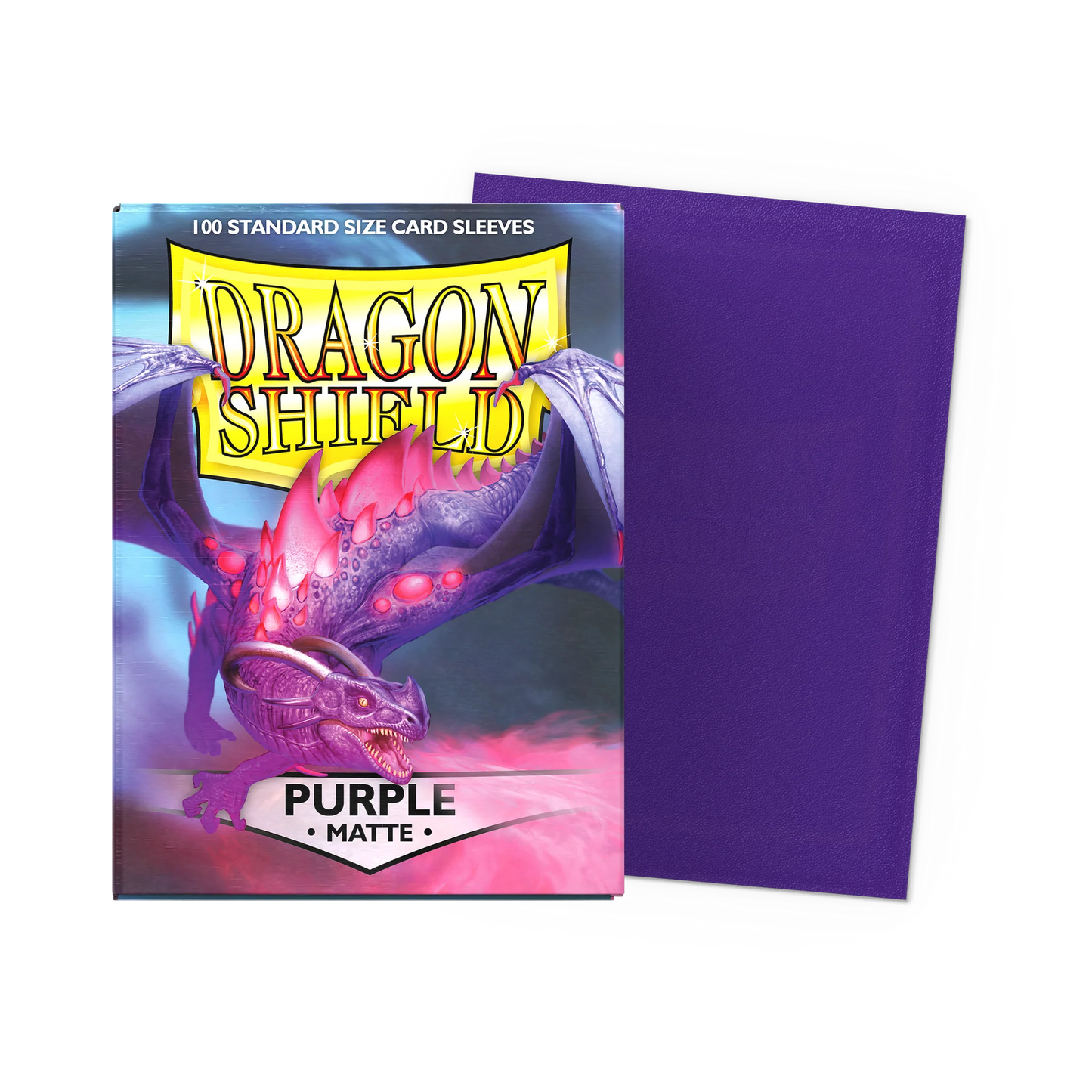 Dragon Shield Matte Sleeves Purple - 100 stk (63x88 mm)
