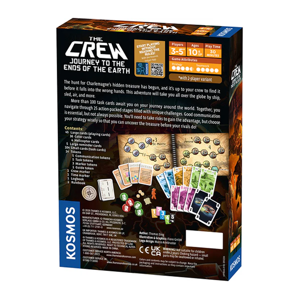 The Crew Journey to the Ends of the Earth – æske bagside