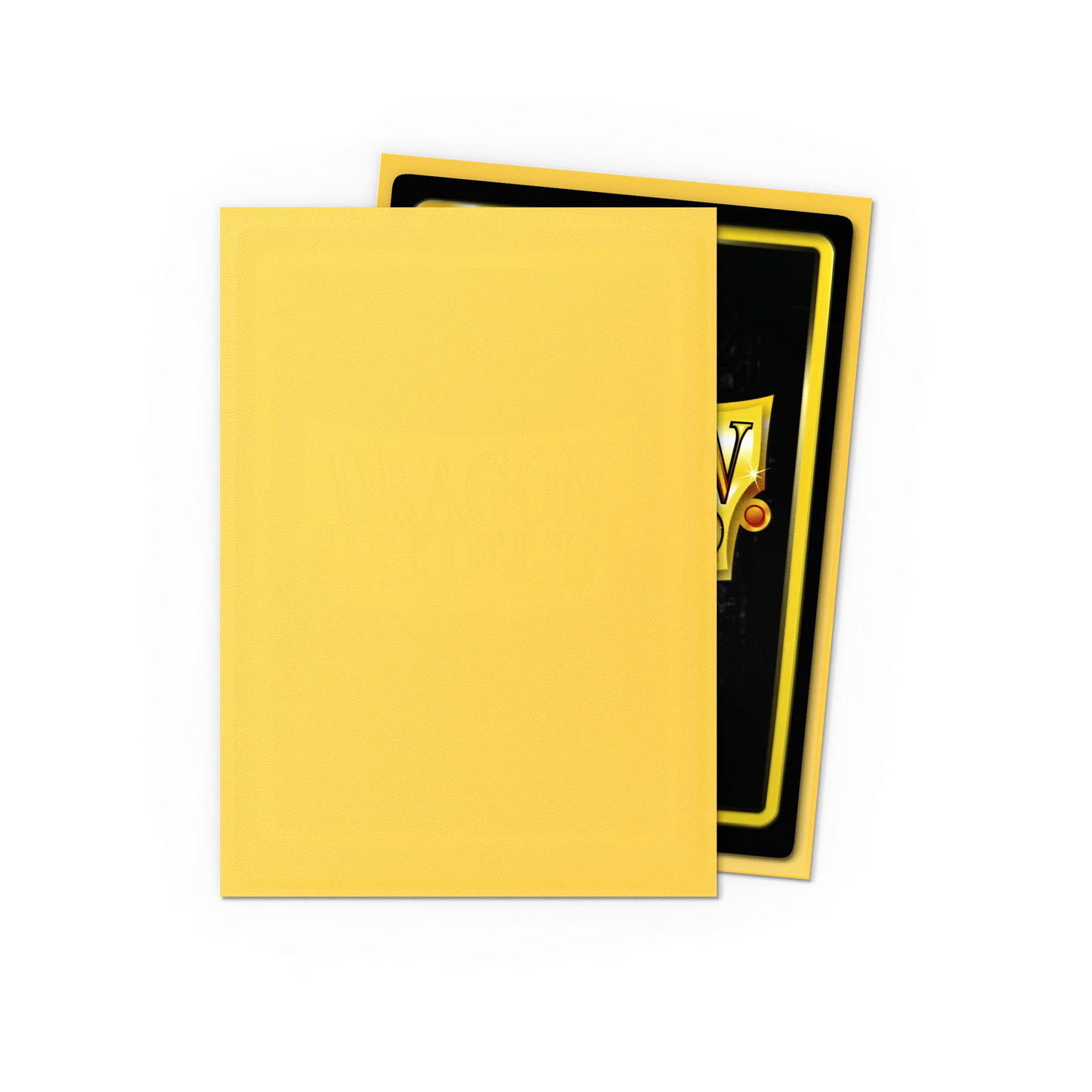 Dragon Shield Matte Sleeves Yellow - 100 stk (63x88 mm)
